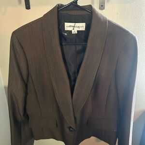 Jones New York Women's Dark Brown Blazer